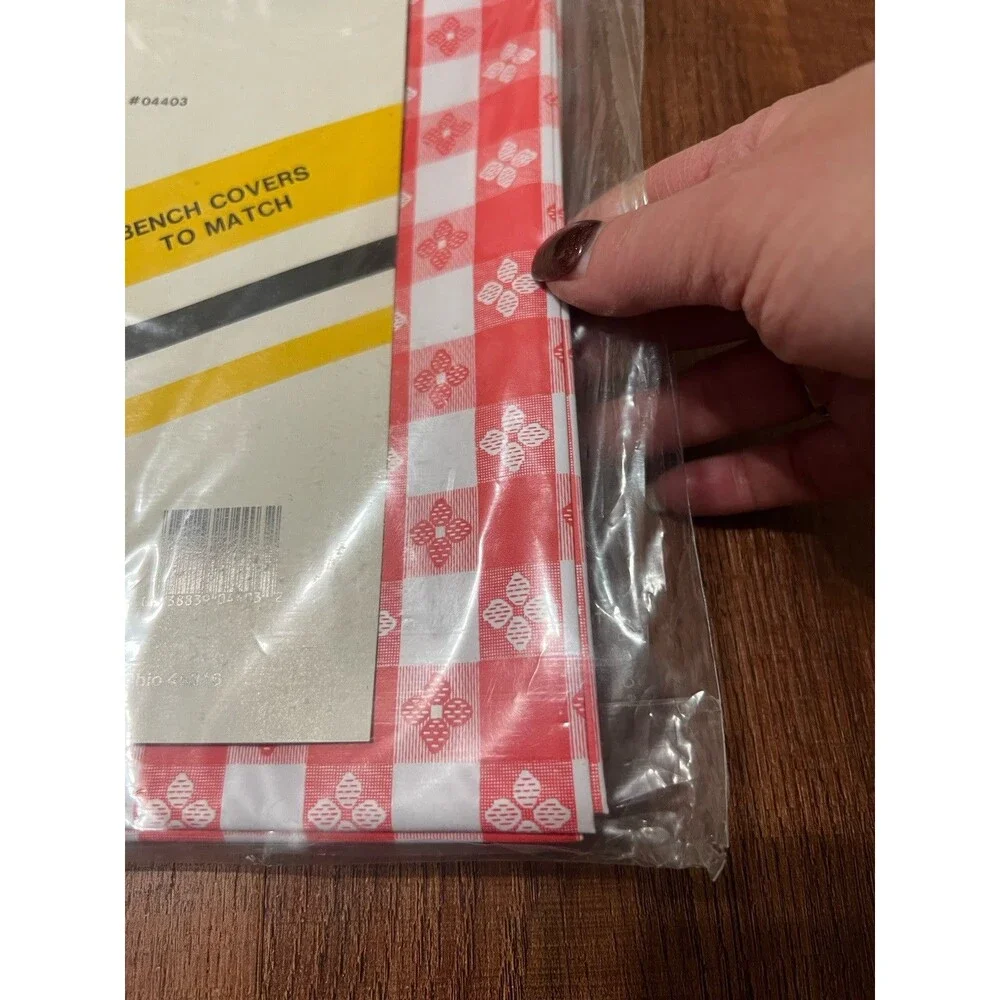 VTG Luxury BBQ Outdoor Living Vinyl Tablecloth Bench Covers Picnic Heavy Quality